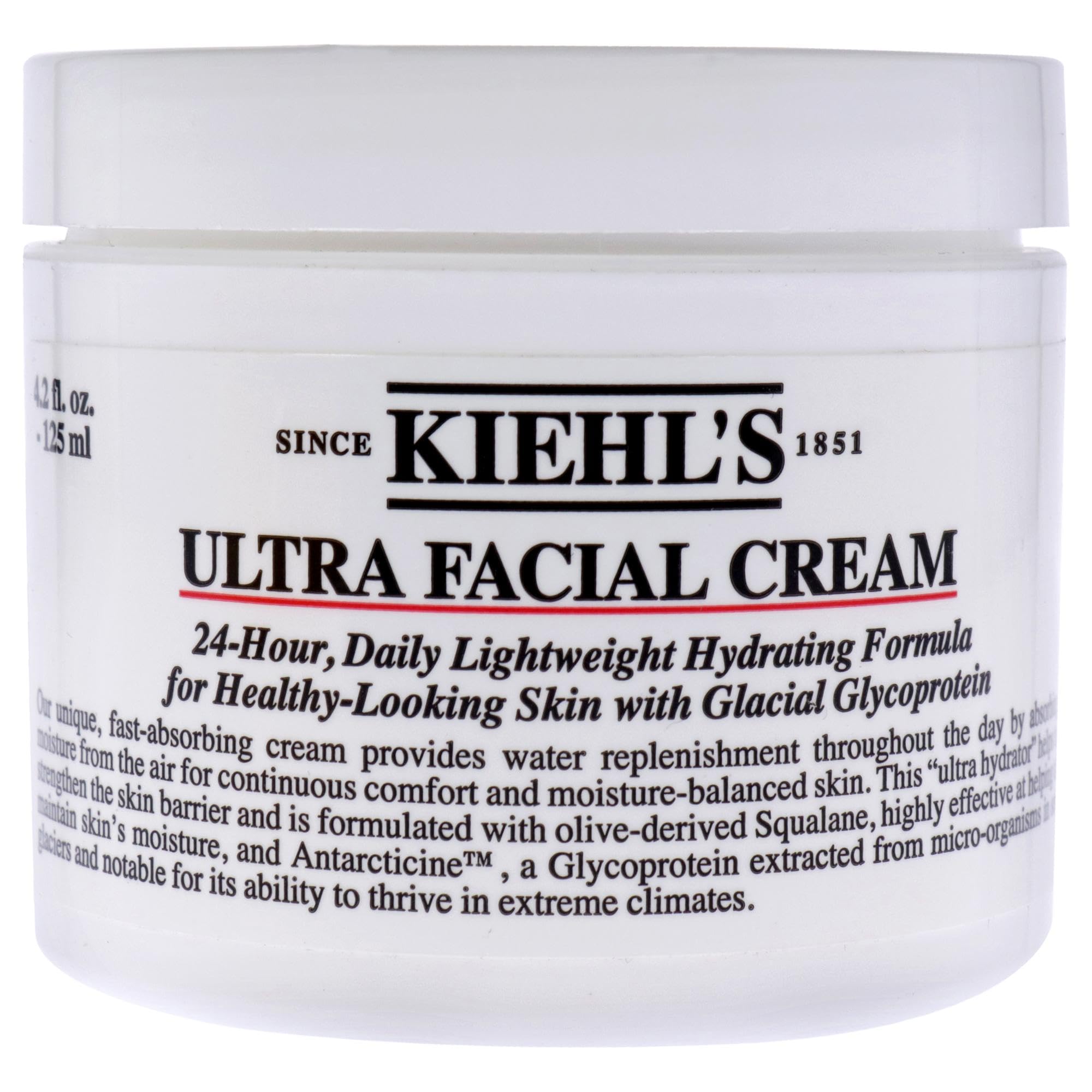 Kiehl's Ultra Facial Cream 24-Hour Hydration For Balanced Skin